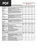 Data Maturity Framework - Scorecard Questionnaire