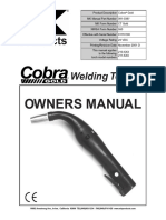 Owners Manual: Welding Torch