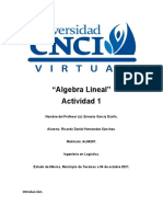 Algebra Lineal Actividad 1