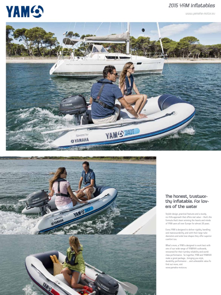 2015 YAM Inflatables. WWW - Yamaha-Motor - Eu | PDF | Manufactured Goods
