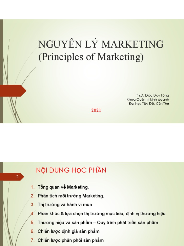 Chương 2 Môi Trư NG Marketing | PDF