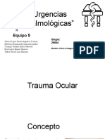 "Urgencias Oftalmológicas" ": Equipo 5