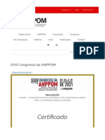 XXXI Congresso da ANPPOM - Anppom