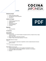 Recetario Cocina Japonesa