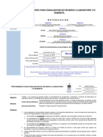 Dom P031-I5 001 Procedimiento para Canalizacion de Usuarios A Laboratorio y o Gabinete
