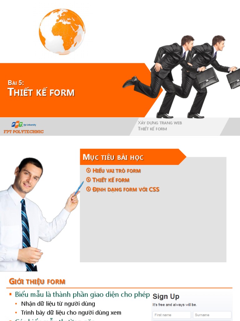 WEB1013 - Slide5 - Thiet Ke Form | PDF