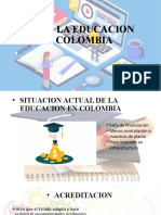 Sobre La Educacion en Colombia