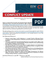 Ukraine Conflict Update 4