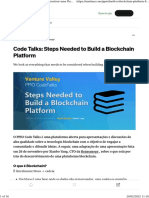 Code Talks Etapas Necessárias para Construir Uma Plataforma Blockchain - Por PPIO - Ppio - Médio