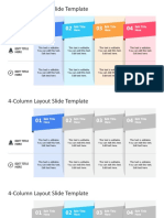 FF0356!01!4 Columns Slide Layout Presentation Template