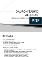 Dauroh Tajwid Alquran