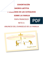 3 Exhortacion AL Capitulo Anuncio Del Evangelio de La Familia