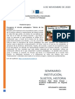 Instituciones, sujetos, análisis desde los tiempos de pandemia