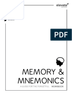 Memory & Mnemonics: A Guide For The Forgetful Workbook
