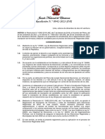 Reglamento de Inscripción de Fórmulas y Listas de Candidatos para Elecc 2022