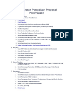 Persyaratan Pengajuan Proposal Peremajaan