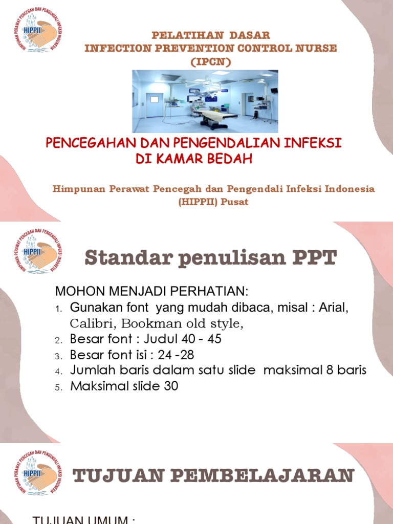 Pelatihan Ppi Kamar Bedah 2025 Pdf