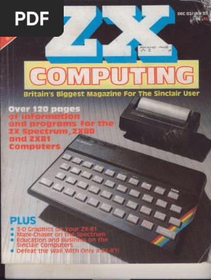 ZXComputing Dec-Jan 1983 | PDF | Design | Office Equipment