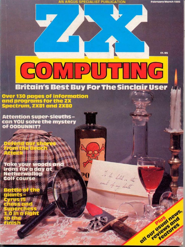 ZXComputing Feb-Mar 1985 | PDF | Computing | Office Equipment