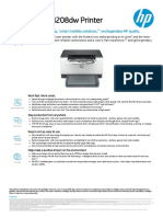 HP Laserjet M208Dw Printer: Get Wireless Two-Sided Printing, Smart Mobility Solutions, and Legendary HP Quality