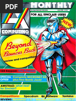 ZXComputing Jun 1986 | PDF | Computing