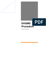 EHQMS Integrated Internal Audit Procedure Sample