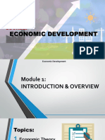 ECON Course: Intro to Economic Development & Resource Allocation