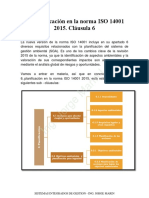 La Planificación en La Norma ISO 14001 2015