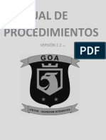 Manual de Procedimientos Goa 22