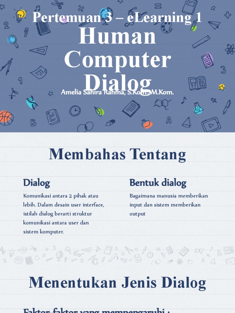 Human Computer Dialog | PDF