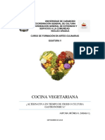 Cocina vegetariana venezolana: alternativa en crisis o cultura gastronómica