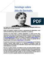 Monologo Sobre Sophie de Germain