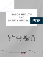 Salon Health AND Safety Guidelines