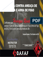 Certificado DAFAF Henrique Renato Rocha