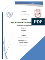 Practica 2- Ley Cero de La Termodinamica. Clara Andrea Pichardo Mendoza - Termodinamica