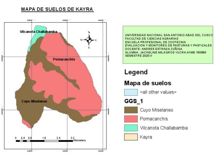 Mapa de Suelos de Kayra en Pomacanchis | PDF