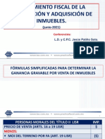 Tratamiento Fiscal de La Enajenación y Adquisición de Inmuebles