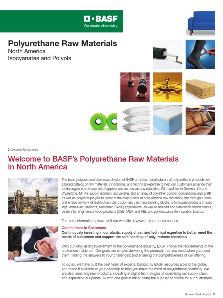 Polyurethane Raw Materials: North America Isocyanates and Polyols | PDF ...