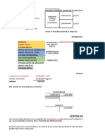 Análisis financiero y costos empresa