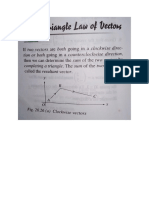 Triangle Law of Vectors