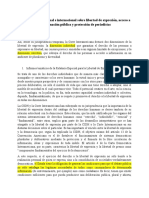 Marco Jurídico Nacional e Internacional Sobre Libertad de Expresión