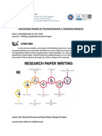 Instructional Module For Practical Research 1: Qualitative Research