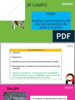 Lanzamientos Pesados - Analisis Biomacánico - Taller.