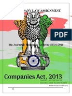 Company Act 1956 Vs Company Act 2013