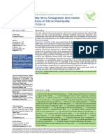 Effectiveness of Online Stress Management Intervention On Mental Health Status of Tehran Municipality Employees With COVID-19