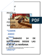 Invitación A Peregrinación