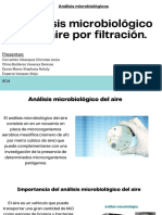 Análisis Microbiológico Del Aire Por Filtración.