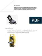 Compasses and Clinometers For Land Surveyor: Surveying Instrument That Also Takes Accurate Angular Measurements