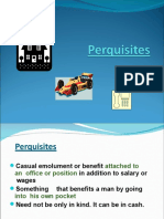 Perquisites