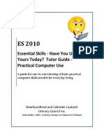 Essential Skills - Have You Used Yours Today? Tutor Guide - Practical Computer Use